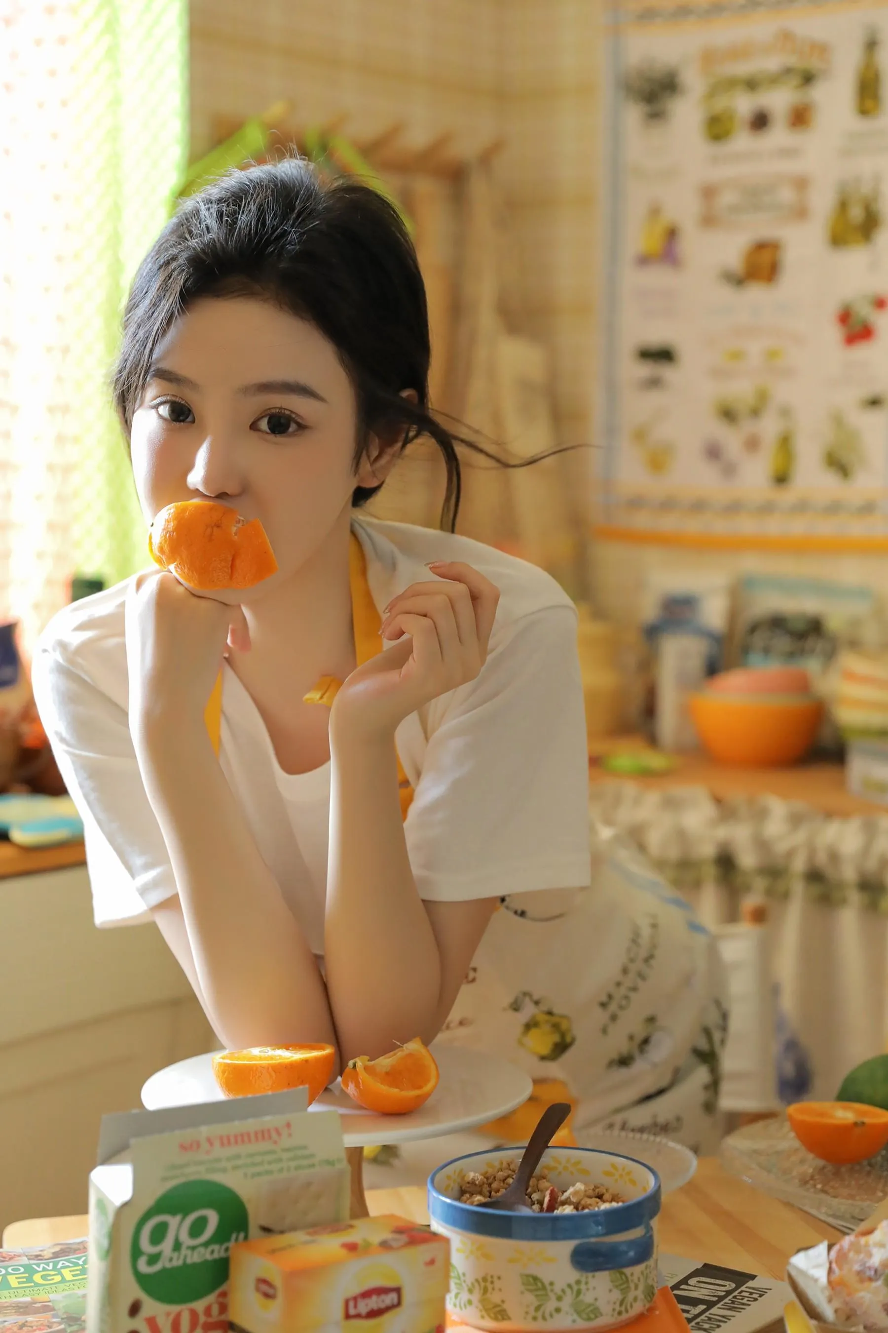 [YITUYU艺图语]2022.07.07 橙味小厨娘 苡萱mua [43P]插图3